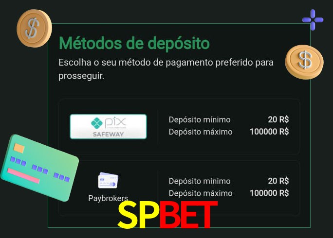 O cassino SPBETbet oferece uma grande variedade de métodos de pagamento